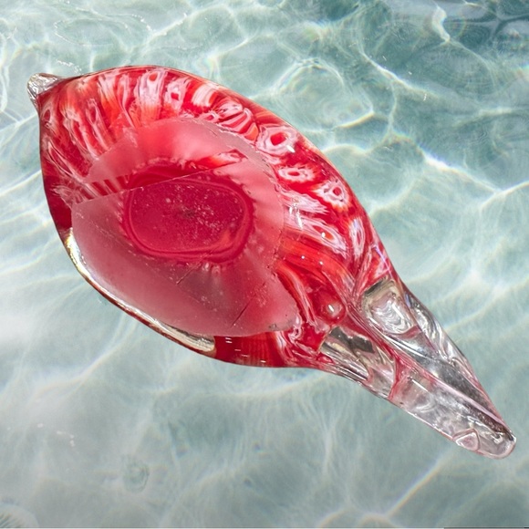 Art Glass Murano Millefiori Angel Fish Paperweight collectible - Picture 6 of 6